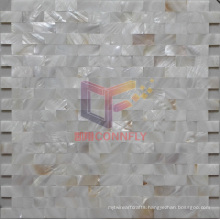 Natural Color Strip Mother of Pearl Mosaic Tile (CFP123)